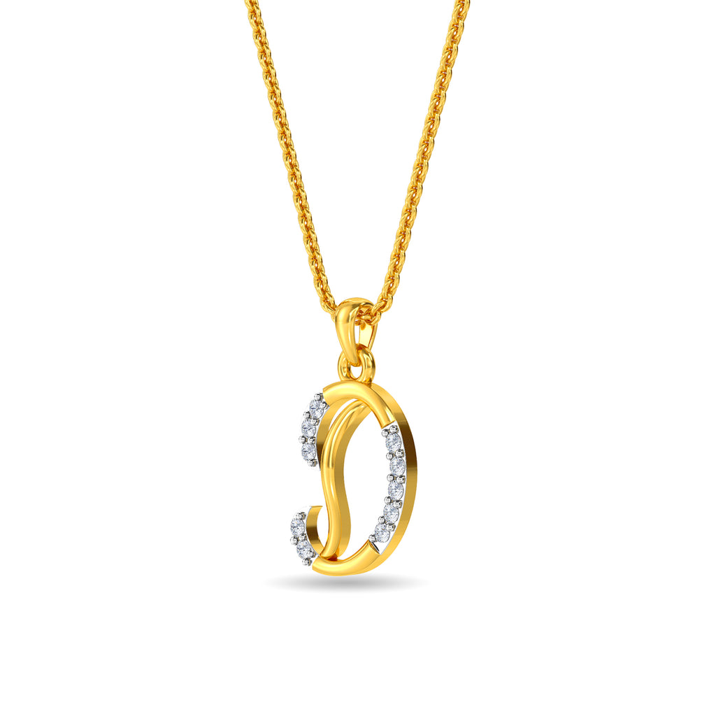 Alphabet D Pendant