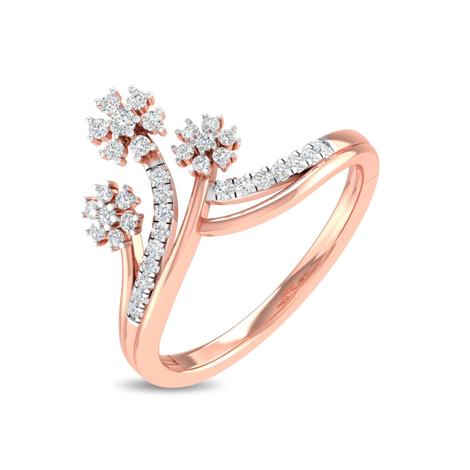 Trio Flower Ring