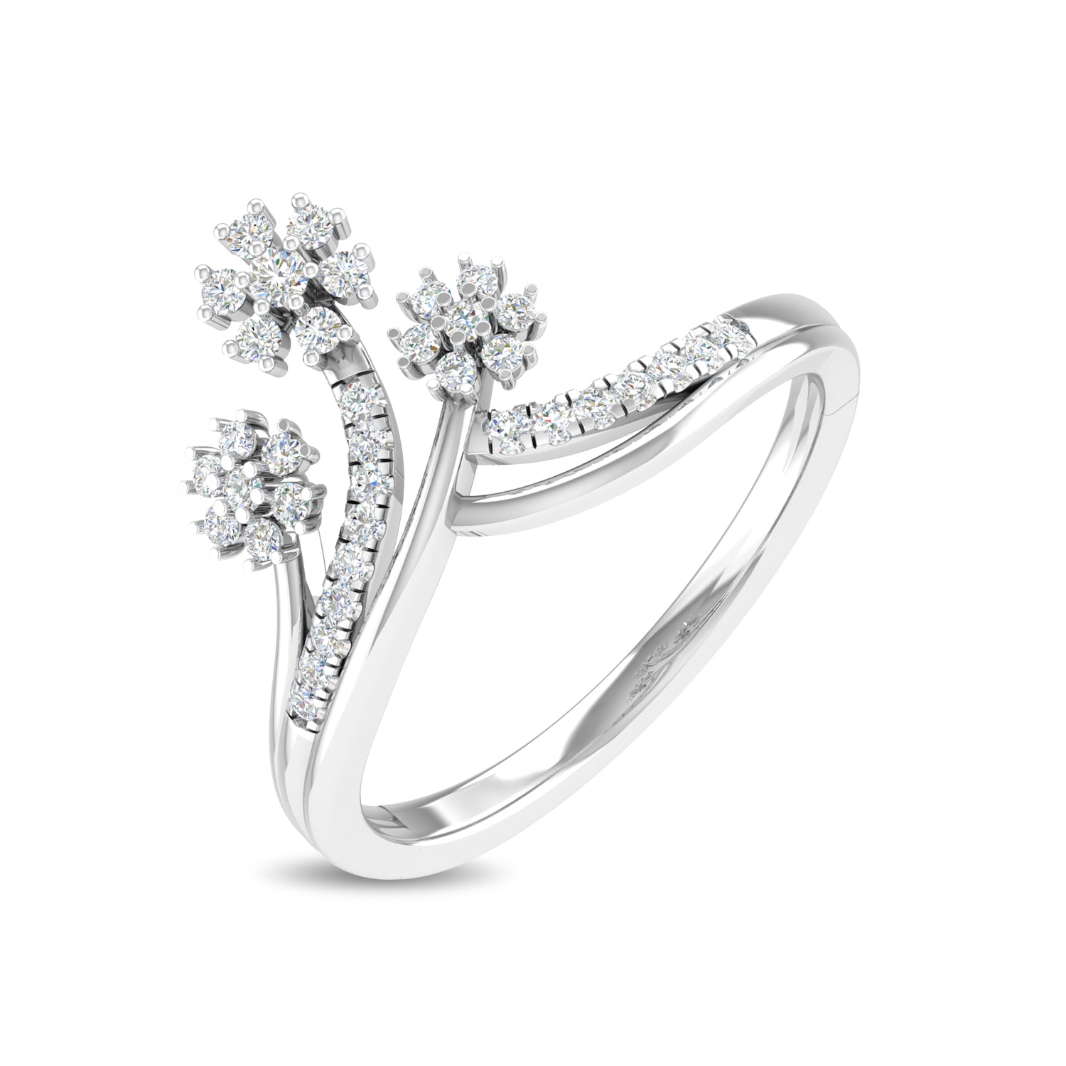 Trio Flower Ring