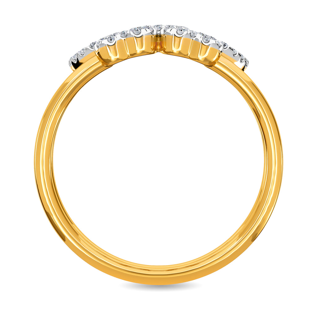 Two Layered Heart Ring