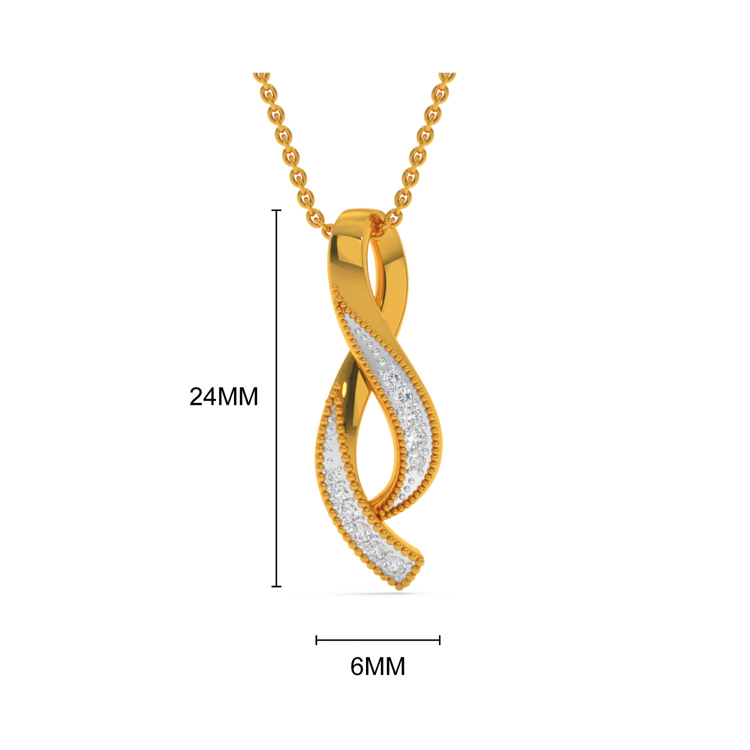 Twist Pendant Everyday Wear