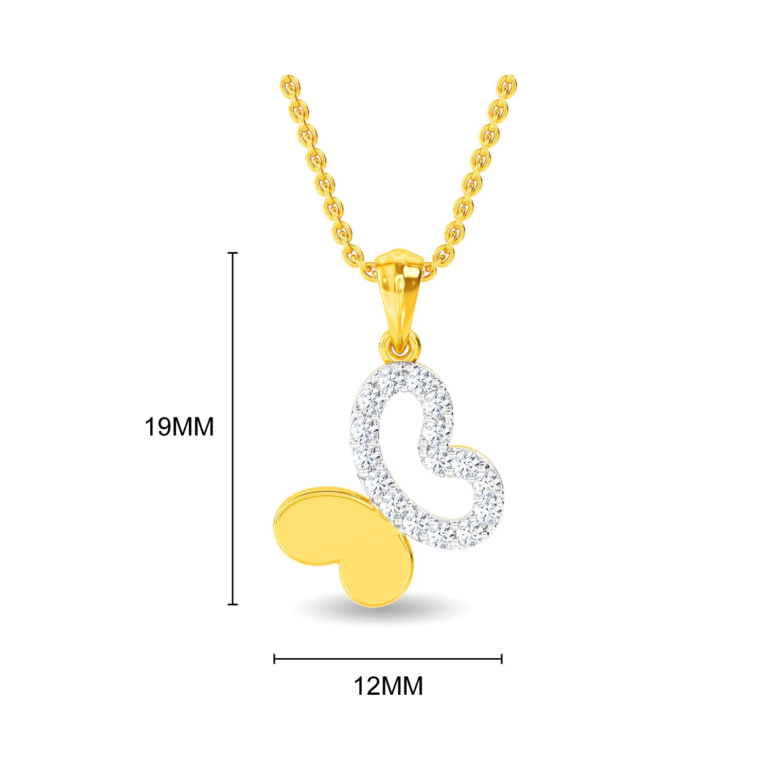 Bijou Butterfly Pendant Set