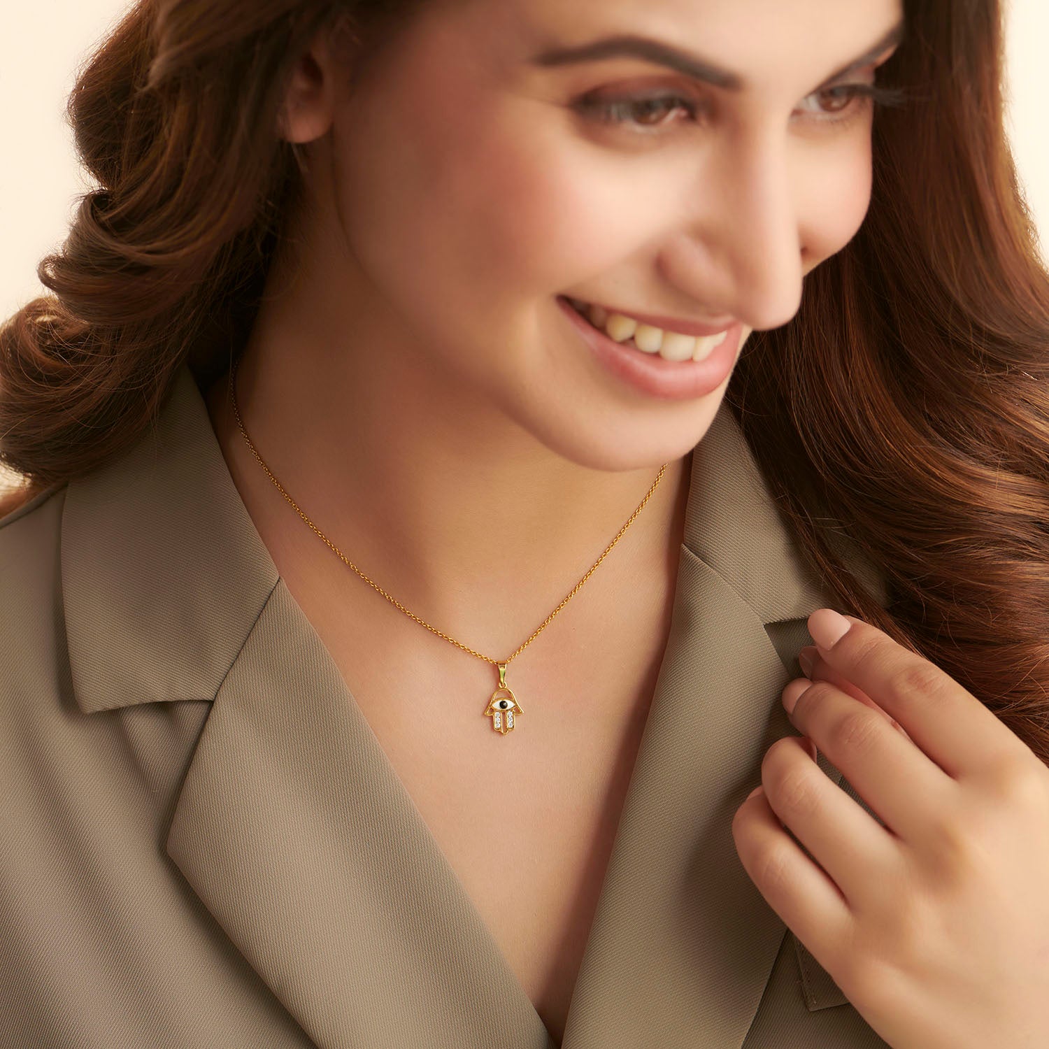 Radhya Hamsa Pendant