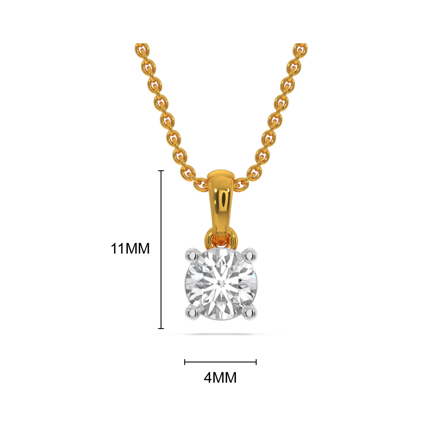 Serenity Solitaire Pendant