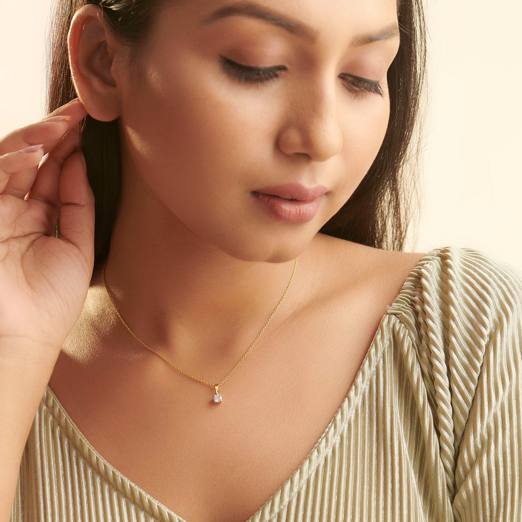 Serenity Solitaire Pendant