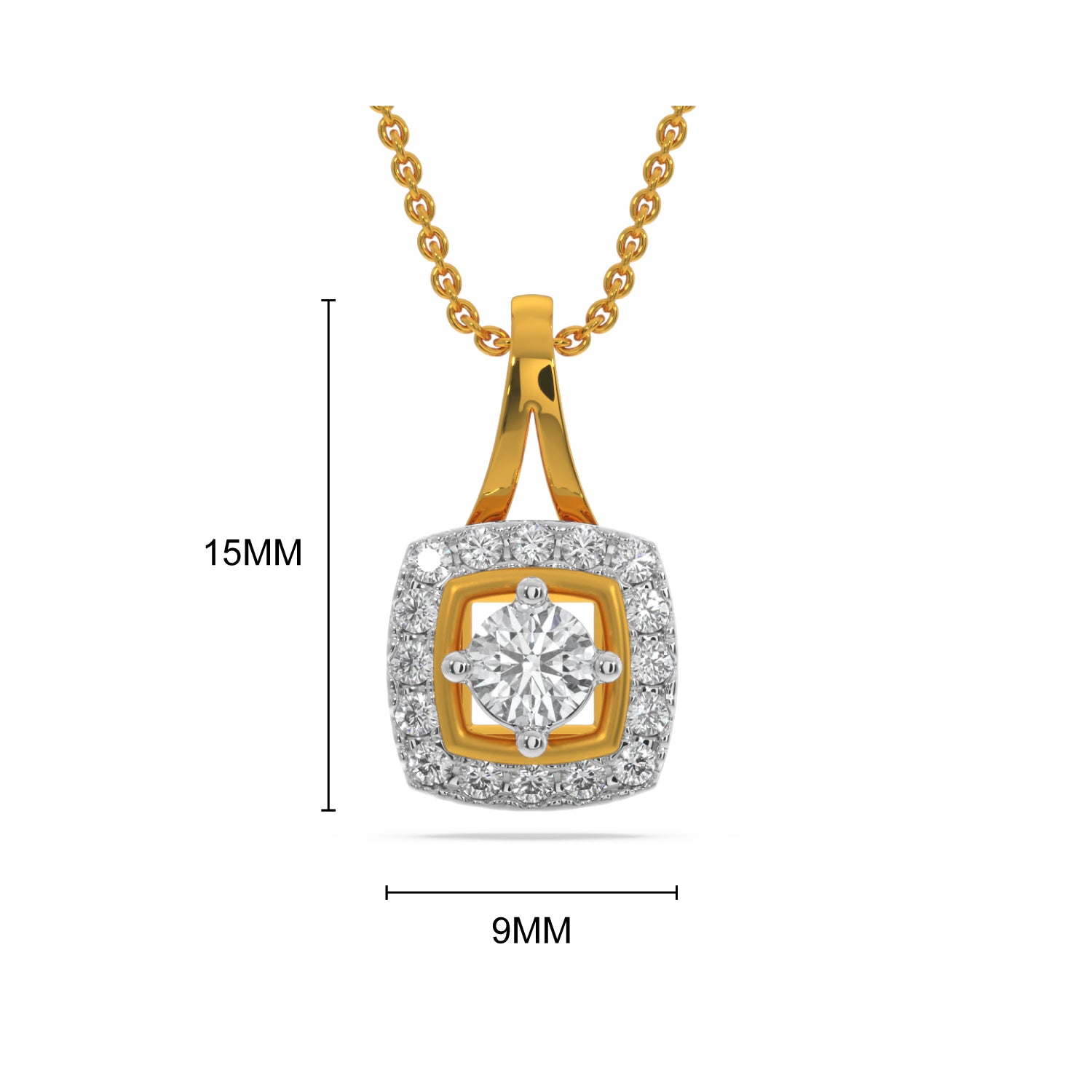 Simone Solitaire Pendant