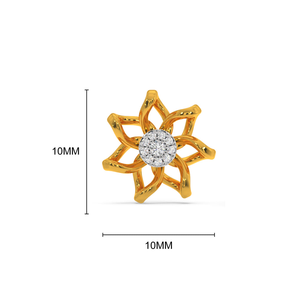 Fancy Flowery Earring