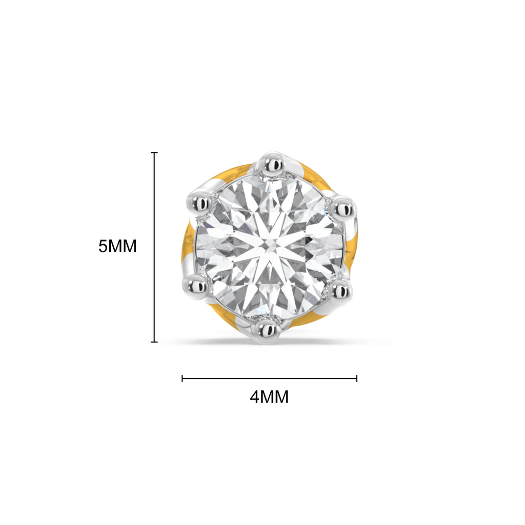 Saile Solitaire Earring