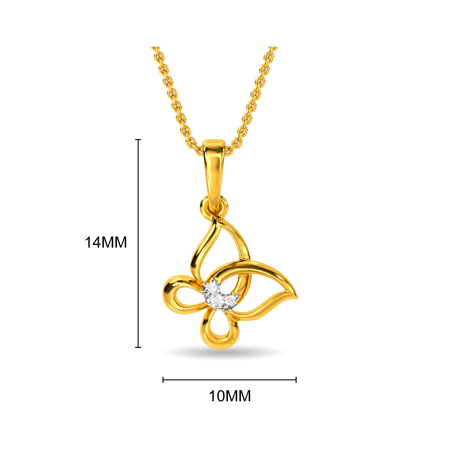 Wrap Butterfly Kids Pendant