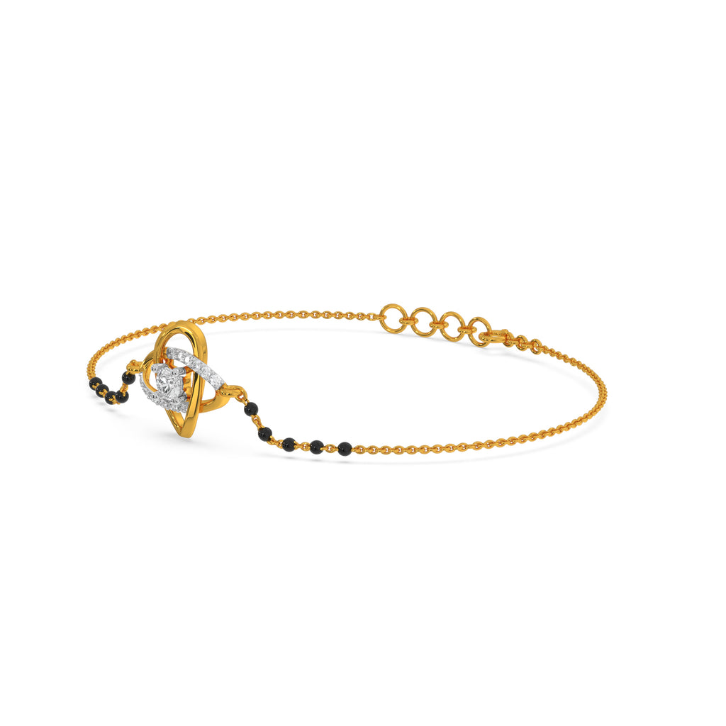 Sage Solitaire Mangalsutra Bracelet