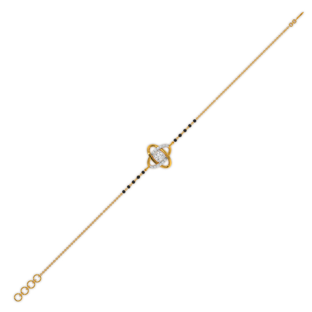 Sage Solitaire Mangalsutra Bracelet