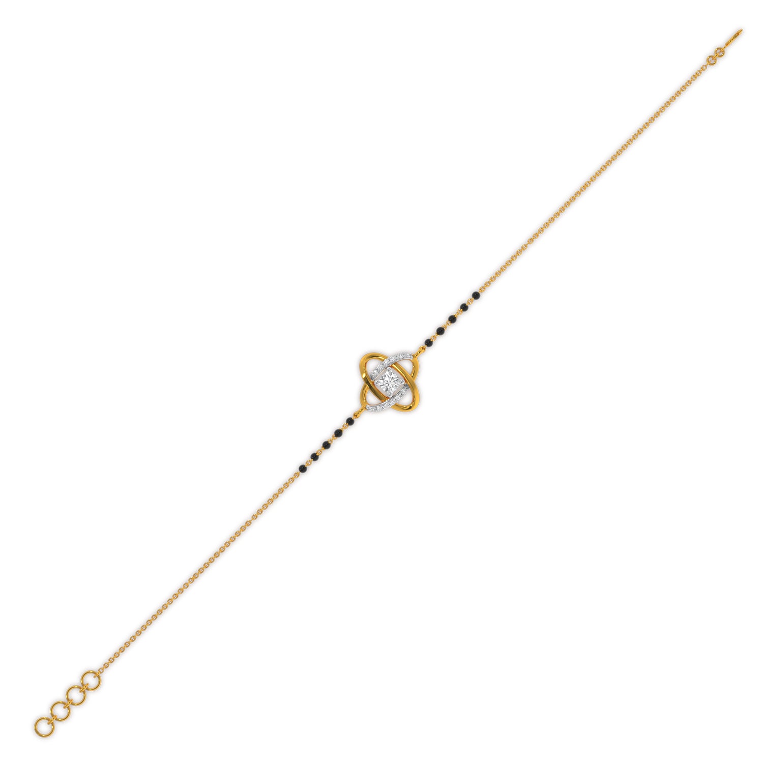 Sage Solitaire Mangalsutra Bracelet