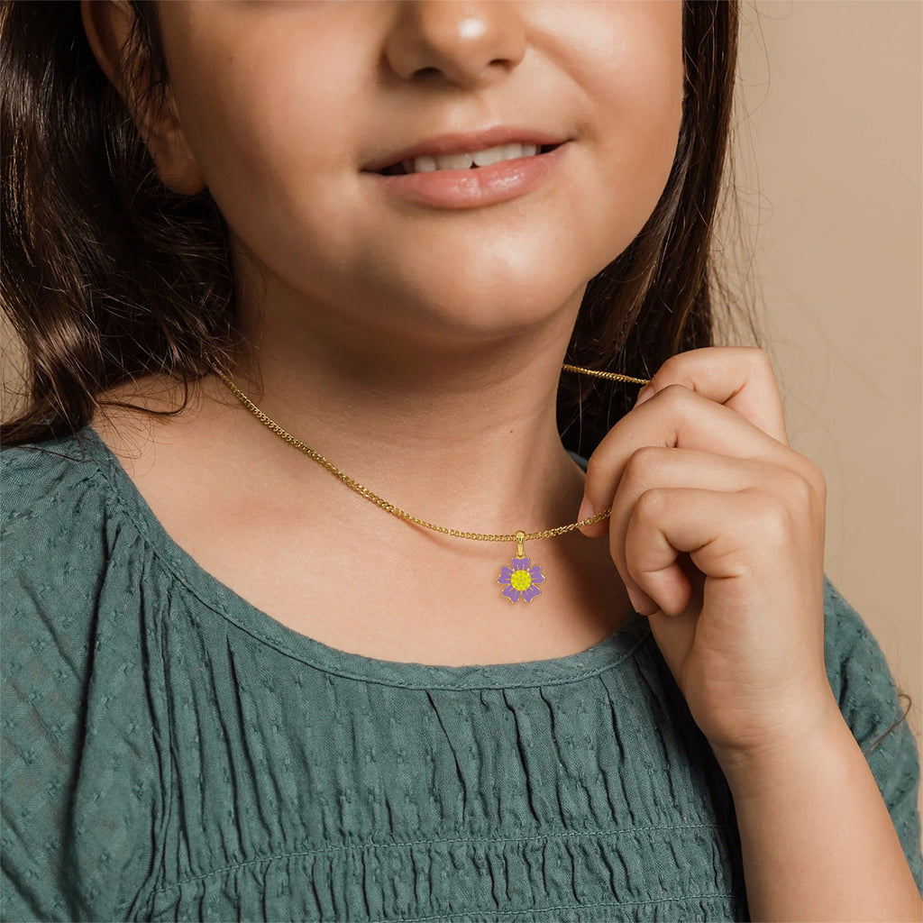 Purple daisy Kids Pendant