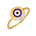 Dicle Evil Eye Diamond Ring
