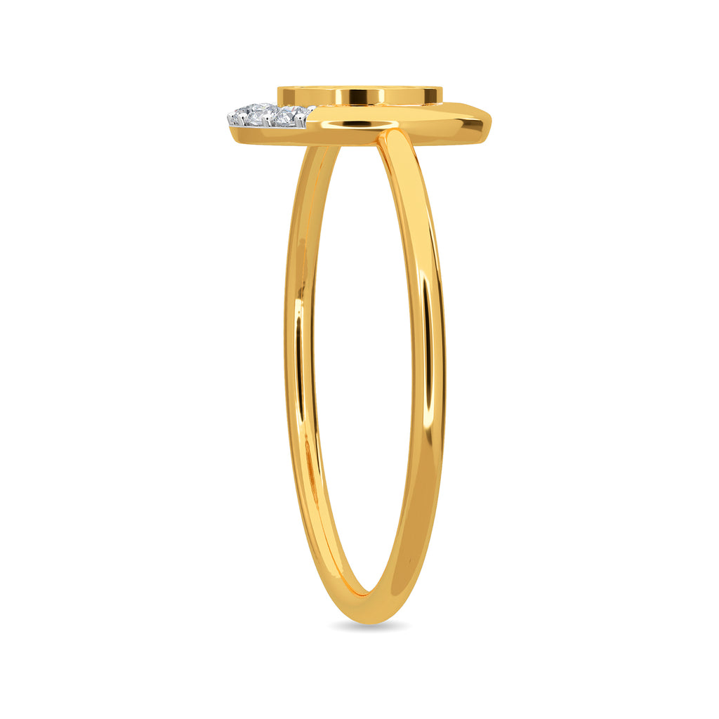 Dicle Evil Eye Diamond Ring