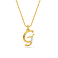 Alphabet G Diamond Pendant