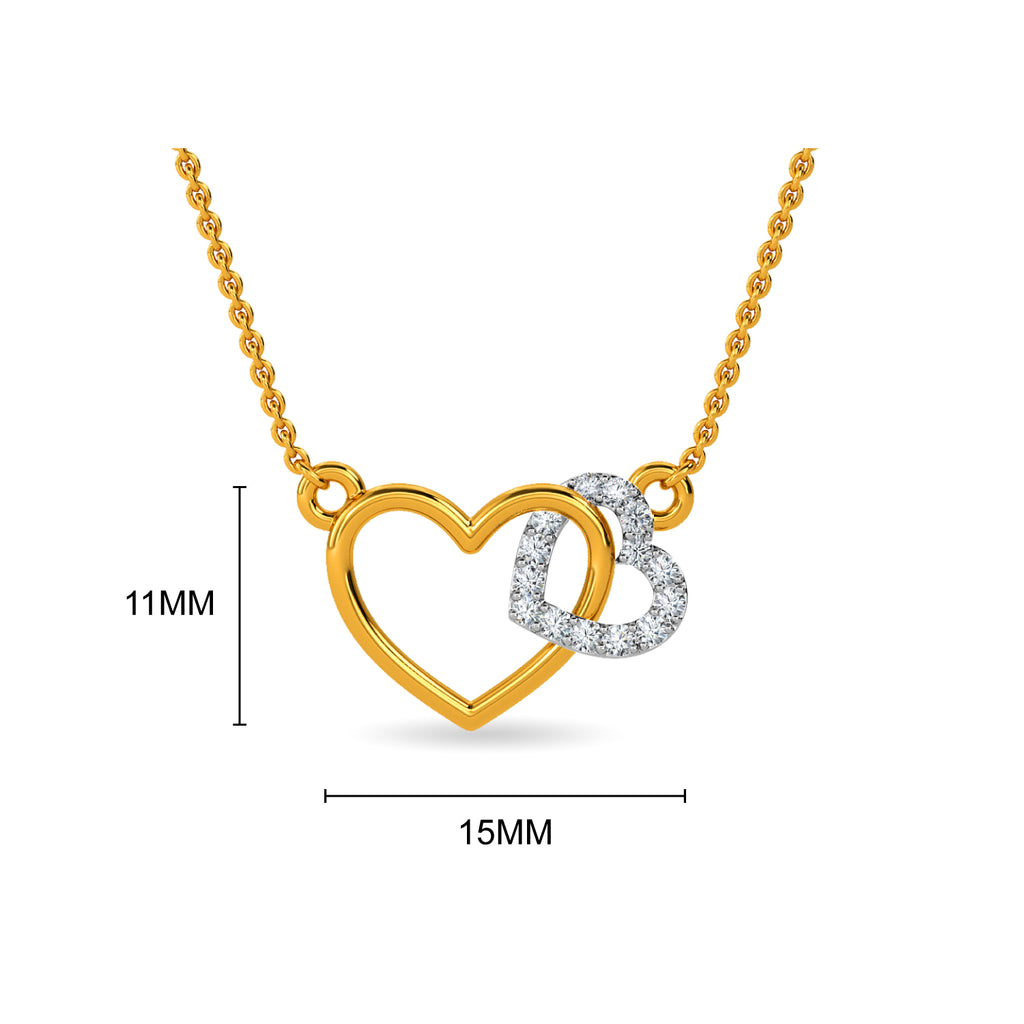 Nirvi Diamond Pendant With Chain