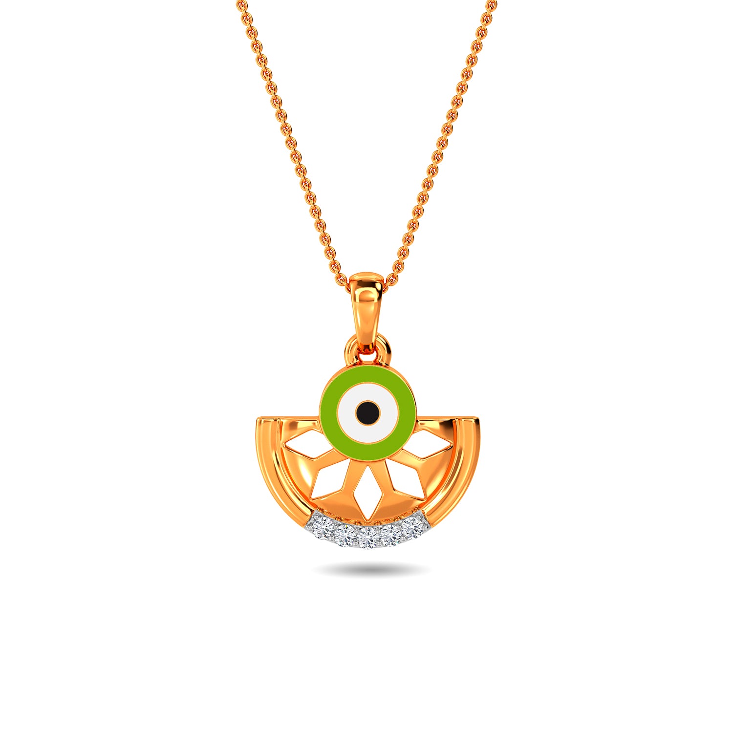 Elvan Evil Eye Diamond Pendant