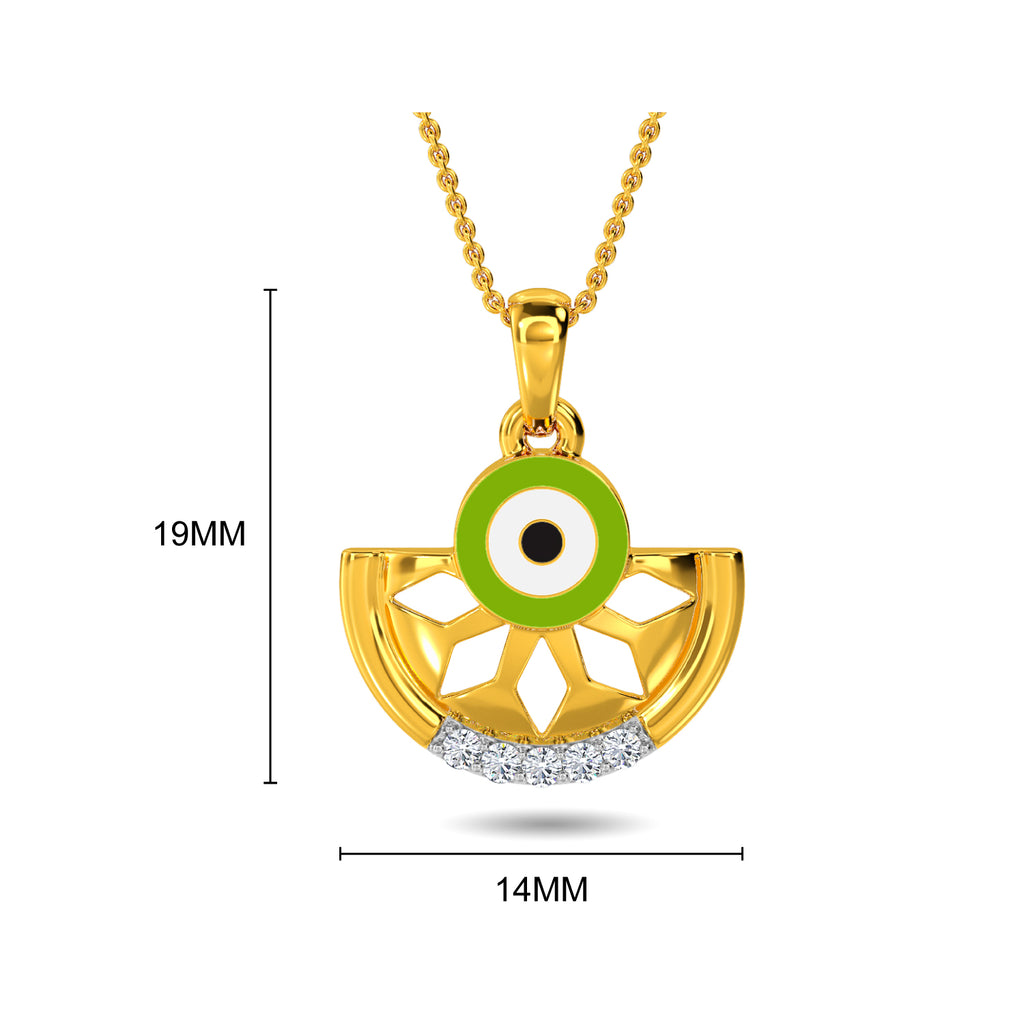 Elvan Evil Eye Diamond Pendant