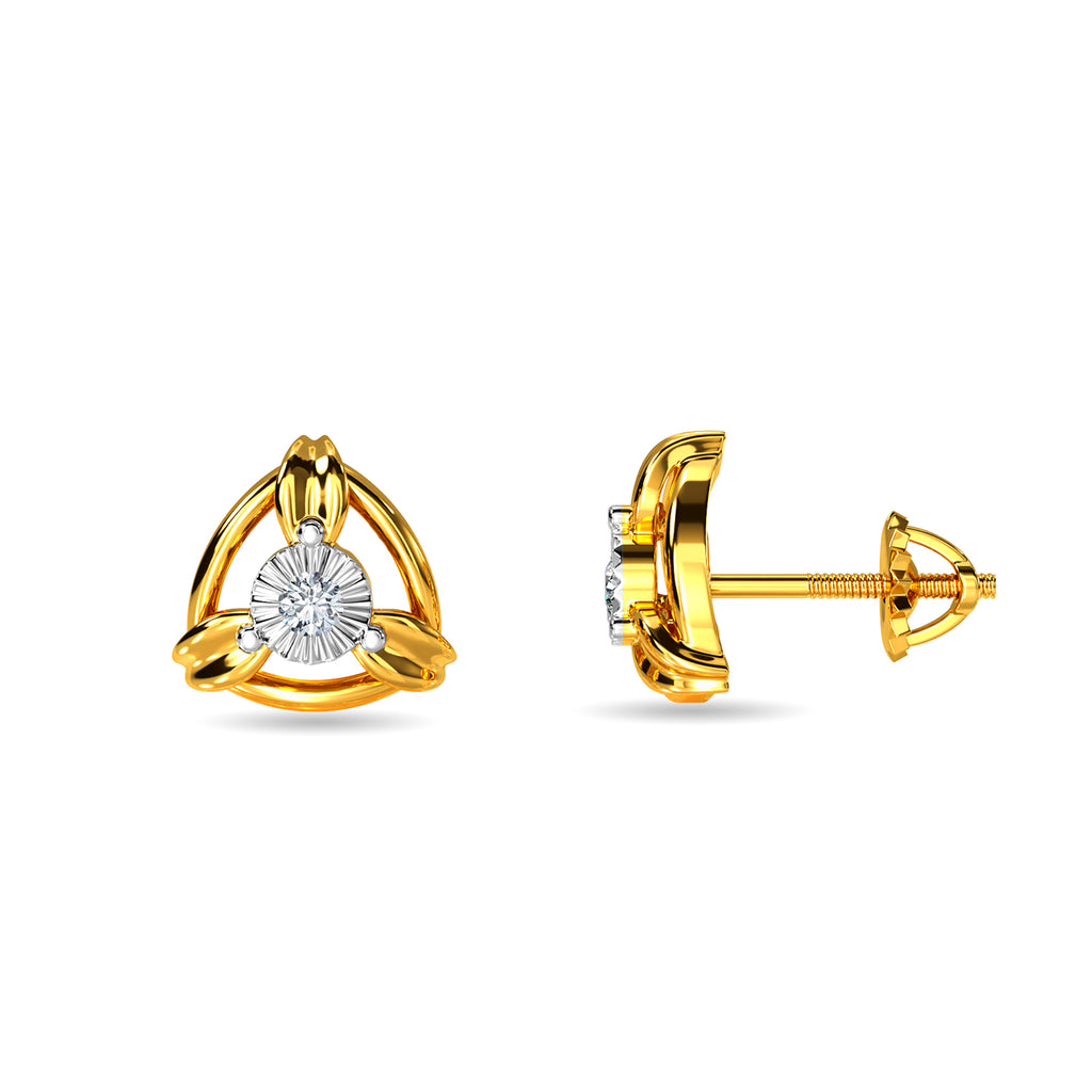 Ruby Diamond Earring