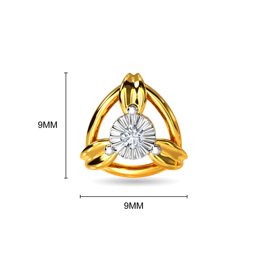 Ruby Diamond Earring