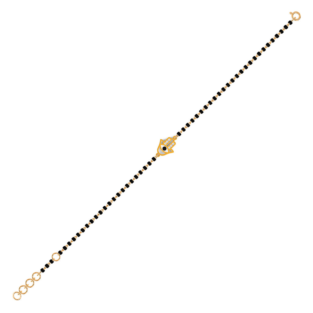 Venika Evil Eye Mangalsutra Diamond Bracelet