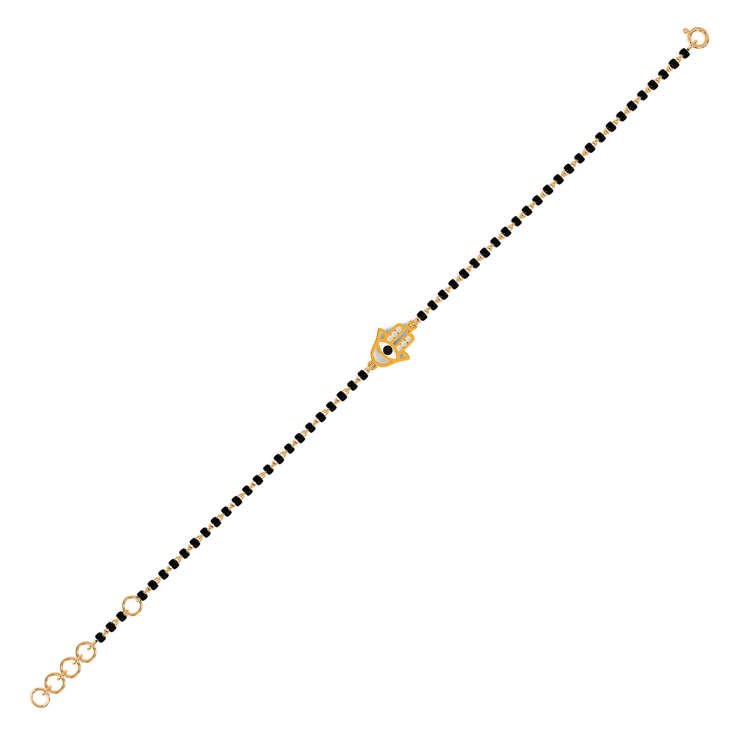 Venika Evil Eye Mangalsutra Diamond Bracelet