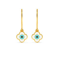 Eren Evil Eye Gold Earring