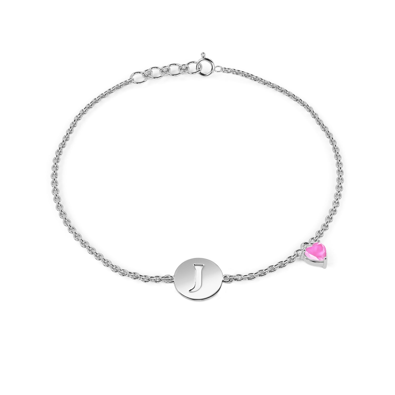 Initial J Gold Bracelet