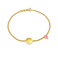 Initial J Gold Bracelet