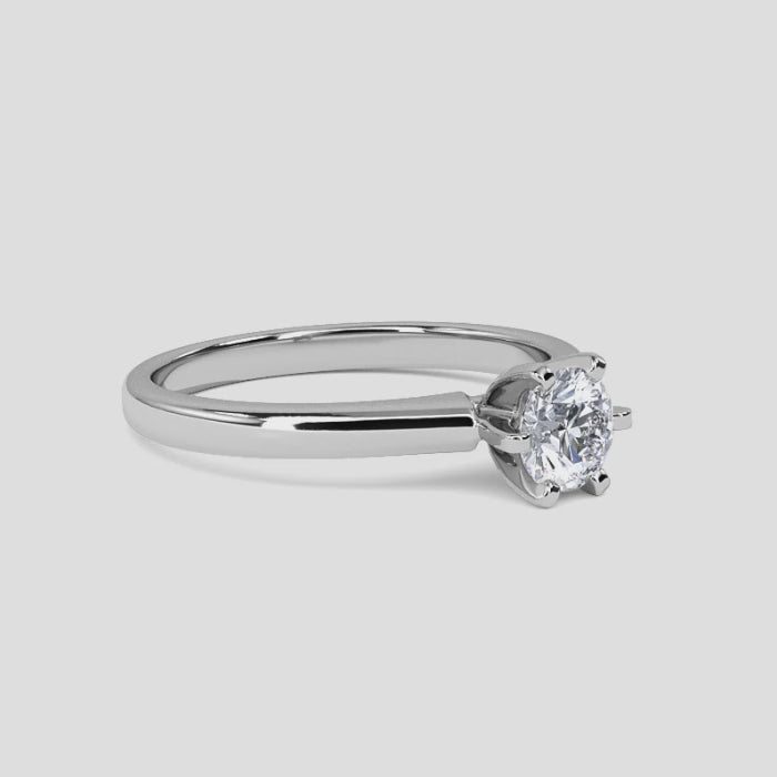 0.50 CT Lyric Solitaire Ring